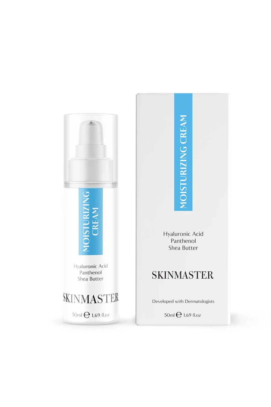 SkinMaster, Yoğun Nemlendirici Bakım Kremi, 50ml - Tüm Cilt Tipleri İçin (HA %2, Panthenol %5 + Shea Butter)