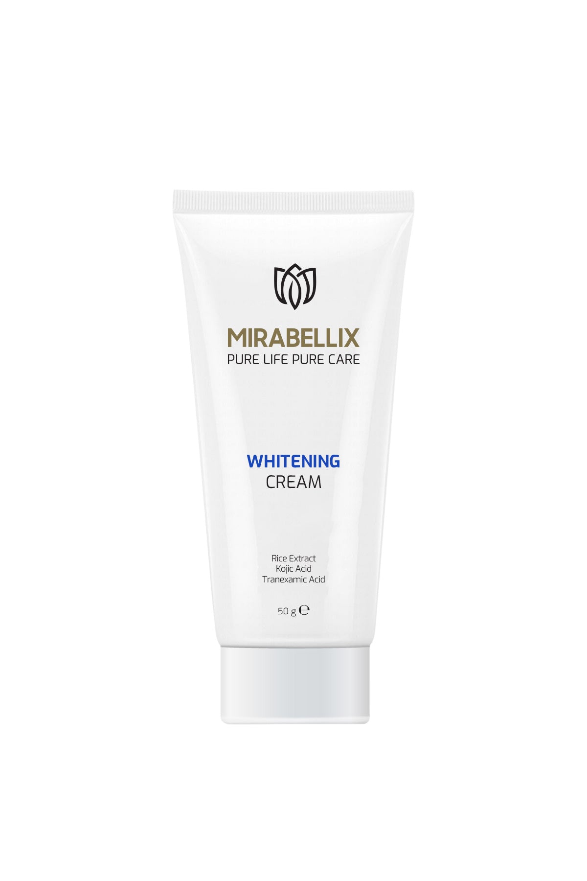 Mirabellix, Leke Karşıtı Beyazlatıcı Krem – Pirinç Özü İçeren Aydınlatıcı Bakım 50 ml