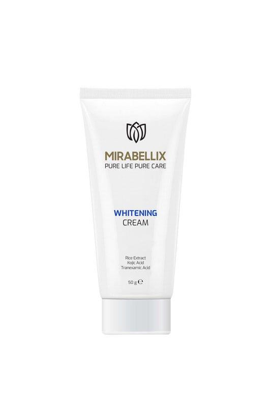 Mirabellix, Leke Karşıtı Beyazlatıcı Krem – Pirinç Özü İçeren Aydınlatıcı Bakım 50 ml