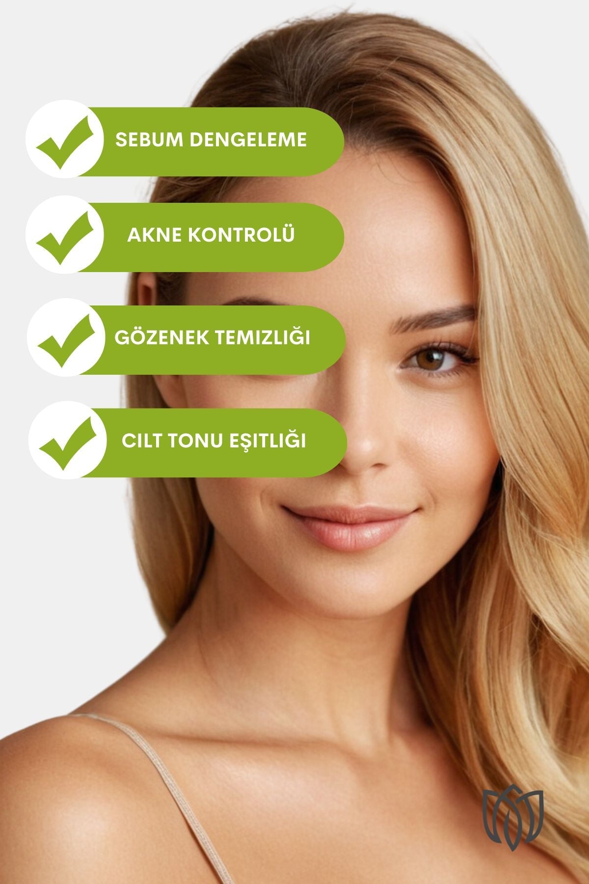 Mirabellix, Salisilik Asit (BHA), Niasinamid ve Yeşil Çay Özlü Gözenek Temizleyici ve Akne Karşıtı Tonik – 200 ml