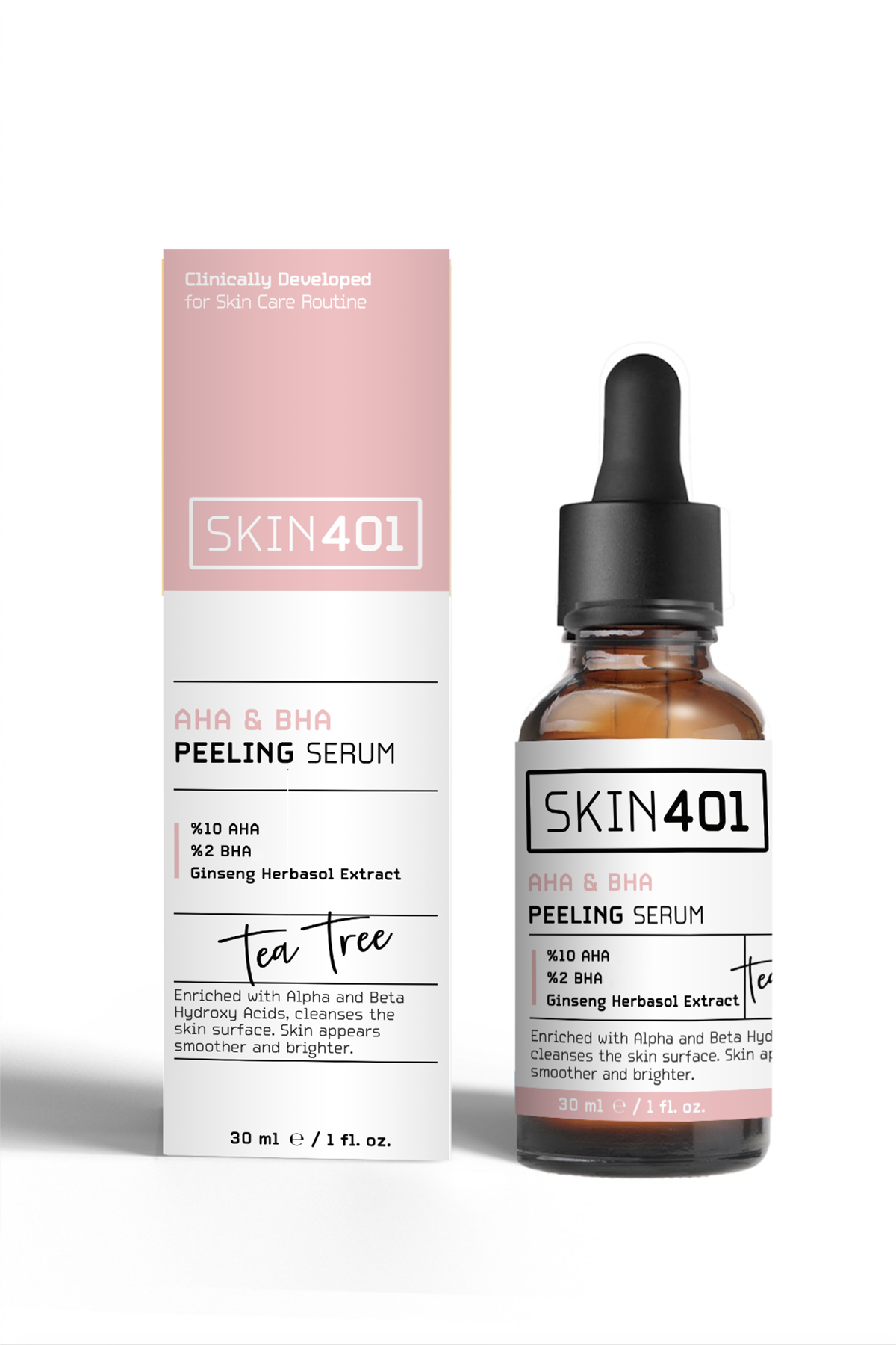 Skin401, AHA & BHA Peeling Serum 30 ml