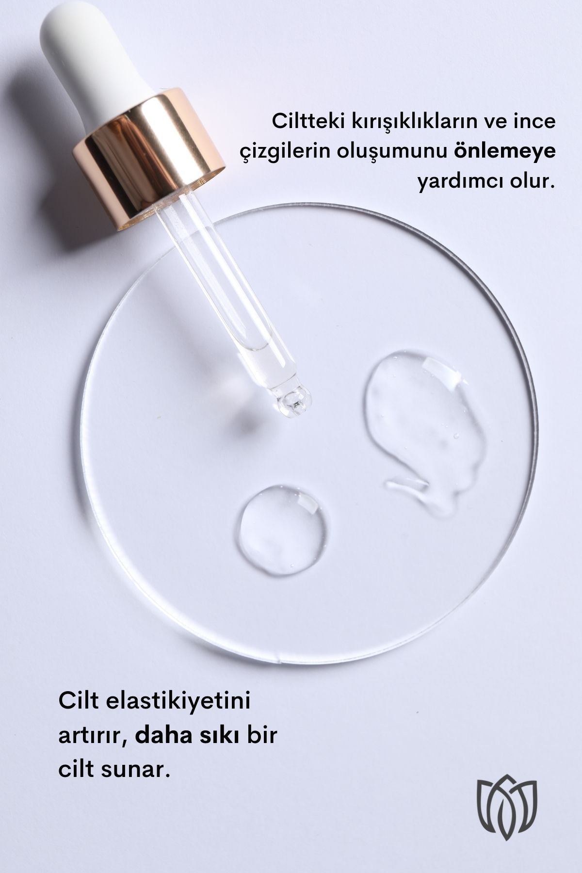 Mirabellix, Elastikiyet Arttırıcı ve Kırışıklık Karşıtı Kolajen & Peptit Serum – Hyaluronik Asit Kompleksi Destekli 30 ml