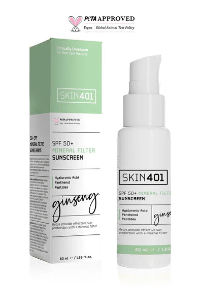 Skin401, SPF50+ Mineral Filtre Güneş Kremi 50 ml