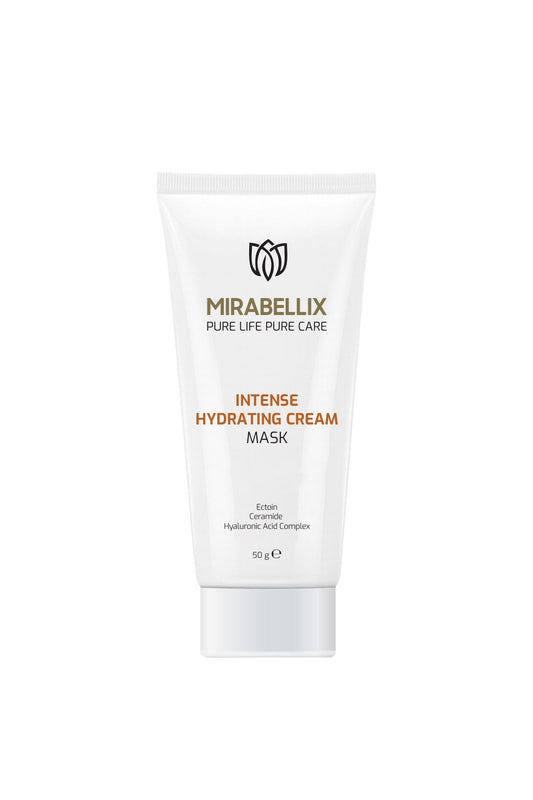Mirabellix, Yoğun Nemlendirici Krem Maske – 5’li Hyaluronik Asit Kompleksi, Seramid Destekli 50 ml
